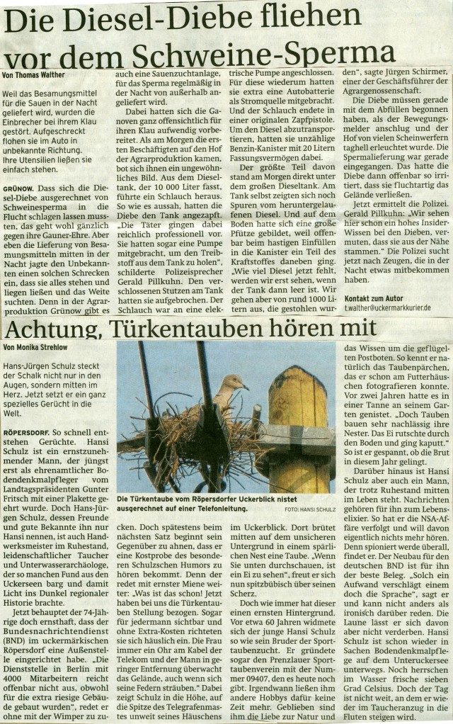 Prenzlauer Zeitung 05.04.2014