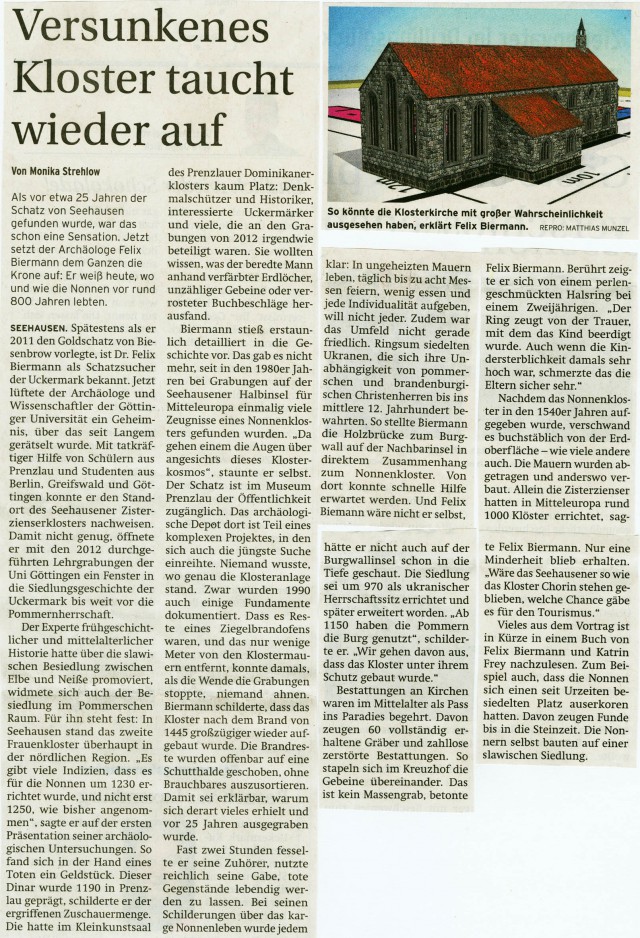Prenzlauer Zeitung 19.04.2014