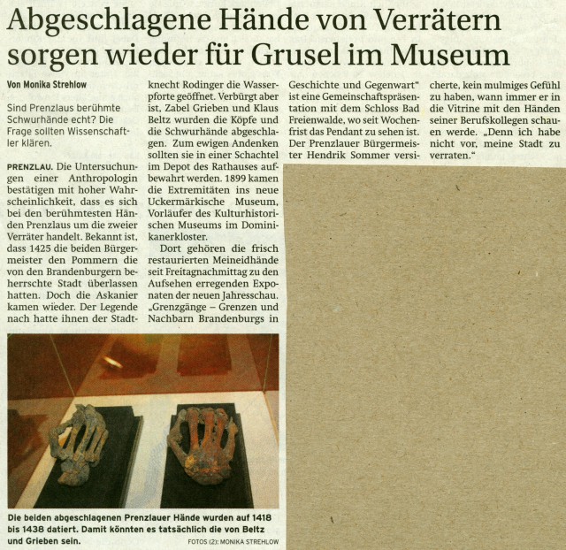 Prenzlauer Zeitung 26.05.2014