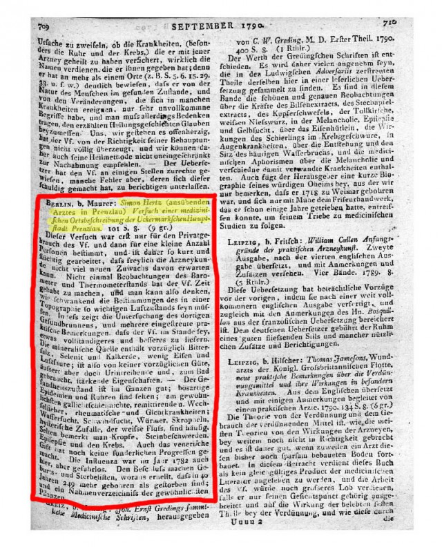 Allgemeine Literatur-Zeitung, Maurer-Verlag, 1790, Band 3, Numero 271, Seite 709