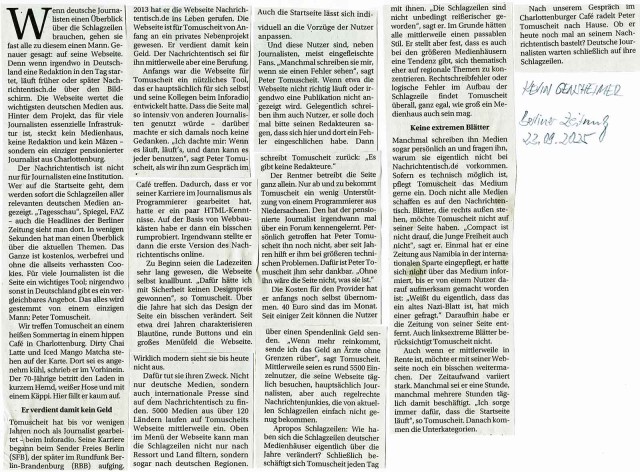 102-Zeitungsschlagzeilen
